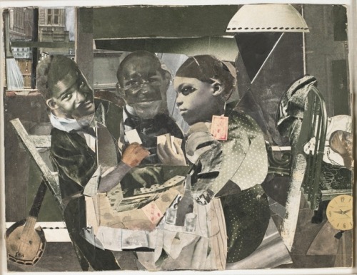 Romare Bearden, Evening 9:10, 461 Lenox Avenue, 1964Collage47 × 27,9 cmVan Every/Smith Galleries, Da