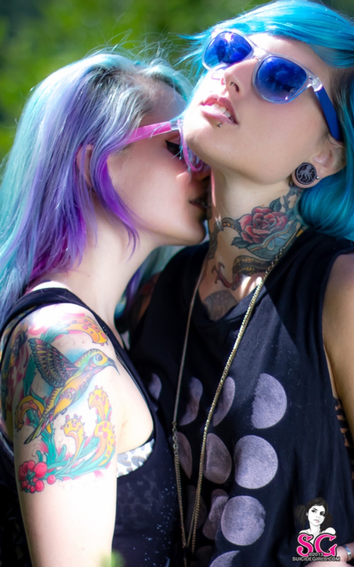 masturbatoryexpression:  Suicide Girls | Glitch + Ituit “Forest Frolics”