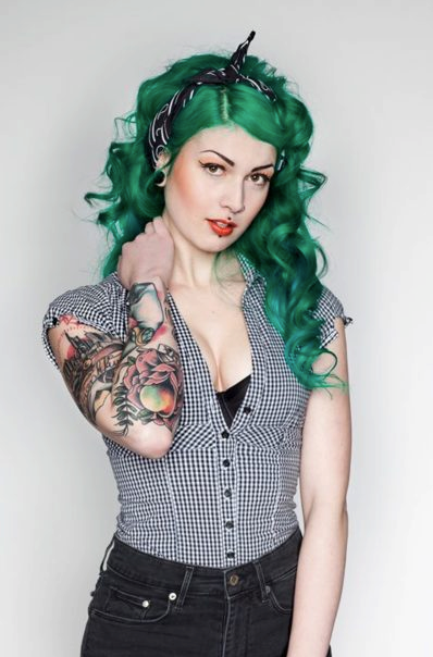 #FuckCute #GreenHair♥