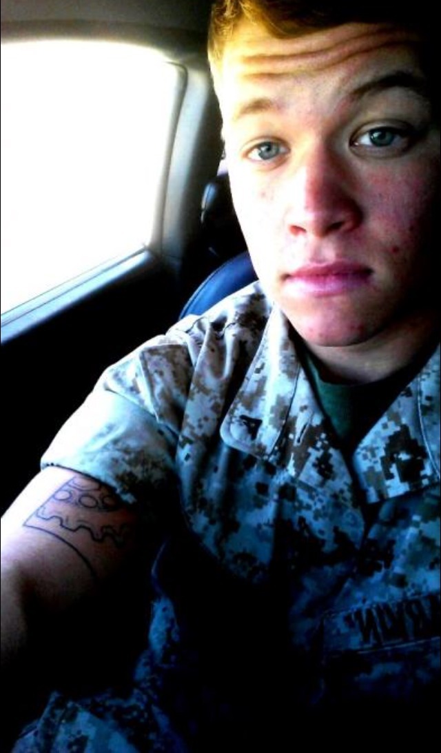 militaryboysunleashed:  19 year old marine 