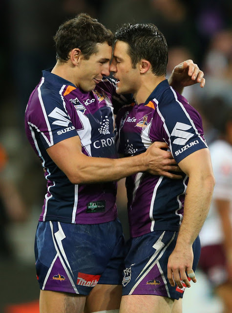 After the making the game winning try he couldn’t help himself, he was just to proud of his Jo