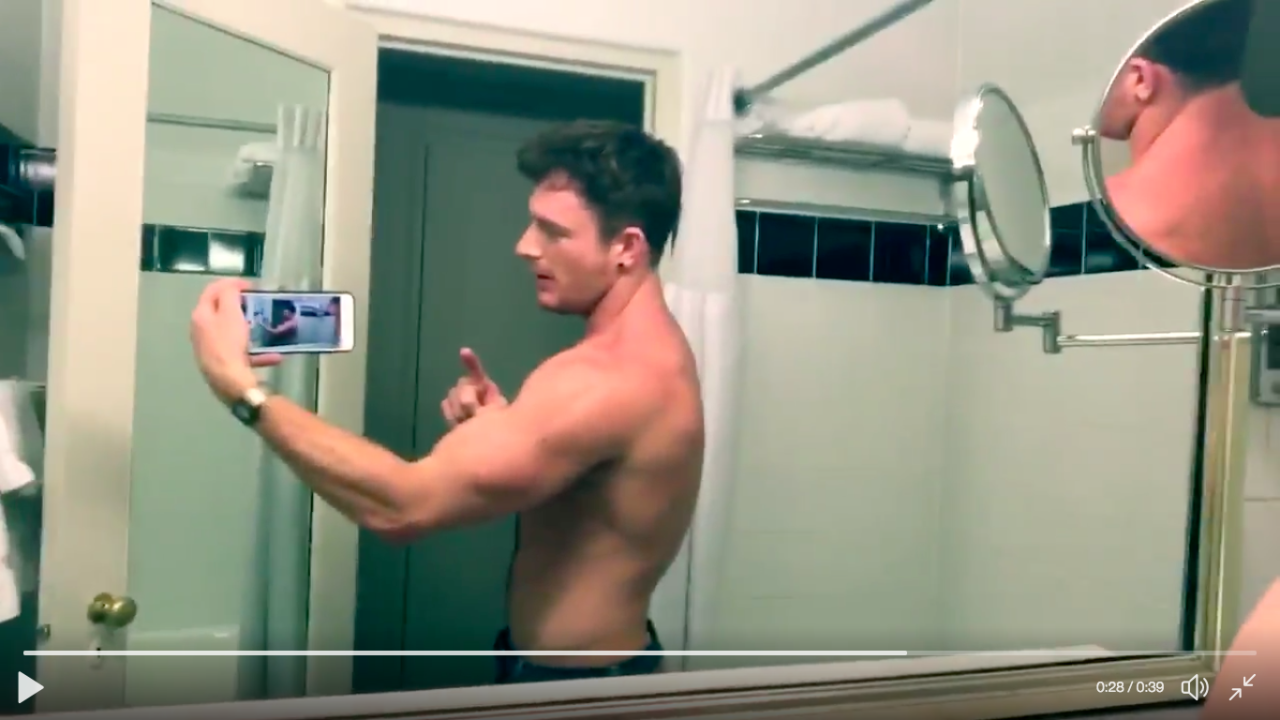 brentcorrigan-museum: Mumbling to self by #SelfieMaestro @BrentCorrigan “Sometimes