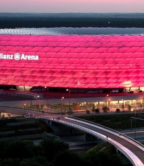 The Allianz Arena is a football stadium in the north of Munich, Germany. Home of two professional Munich football clubs Bayer Munich and TSV 1860 Munchen it is the first stadium in the world that has…