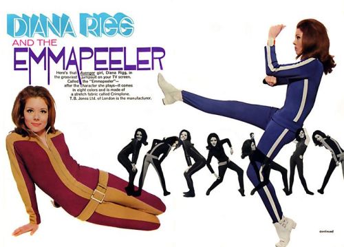 RIP Diana RiggShould you find yourself in a spot of bother, don’t bother shouting, “Mrs. Peel, you a