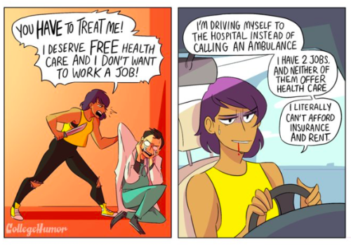 jadedice:greysdawn:collegehumor:What People Think Millennials Are Like Vs What They’re Actually Like