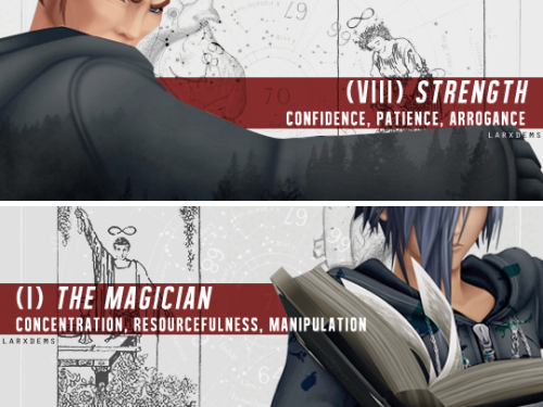 ORGANIZATION XIII WEEK - DAY VII: FREE DAYthe organization + major arcana // partial remake of 