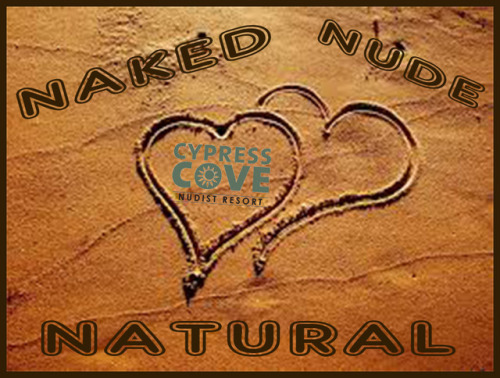 Happy Monday!  Think naked. Think nude. Think natural. Relax into life as nature intended. Yes, the 