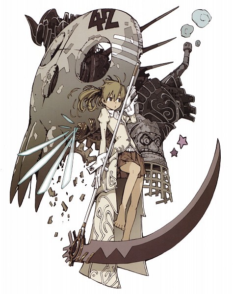 anime-to-the-t:Cover Art for Soul Eater: Soul Art Books vol 1&amp; 2