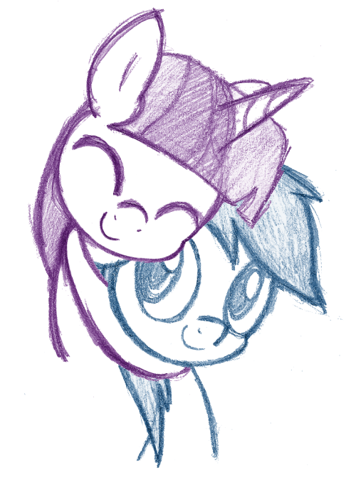 lilboulder:  Super quick thing cuz some Twidash cuddles is long overdue  ^w^!