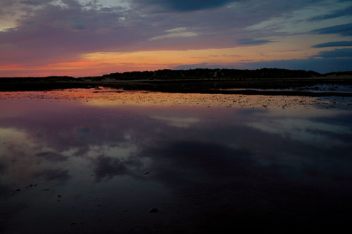 ponderation:  Norfolk Coastline At Dusk by Steven Collins   