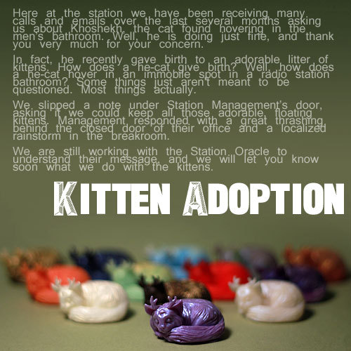 screamybutt:armeleia:To celebrate reaching 900 followers, I’ve cast a handful of Khoshekh’s kittens.