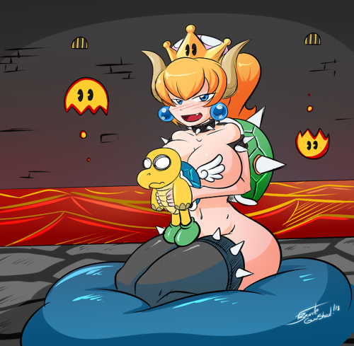 dahsdahs: Bowsette SFW and NSFW versions ayyk92′s porn pictures