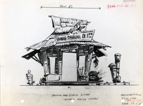 A Disney artist starting from the late thirties, Bruce Bushman was responsible for designing nearly 