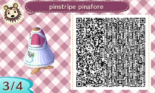 Here’s a cute pinstripe pinafore dress with flowers in the pockets. Enjoy! ♡ 