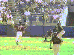 throwtheknuckleball:  Randy Johnson explodes a dove with a fastball. March 24, 2001.