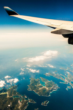 foresity:  Goto Islands from 30000 ft, Japan