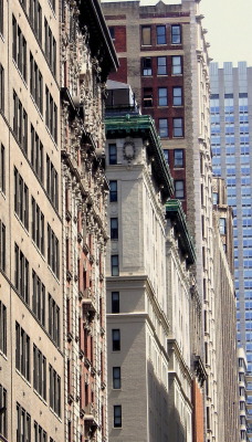 wanderingnewyork:  Buildings in the Garment District, Manhattan.