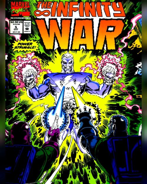 The Infinity War 5 (1992) . Psychomachia . Written by Jim Starlin Penciled by Ron Lim Inked by Al Mi