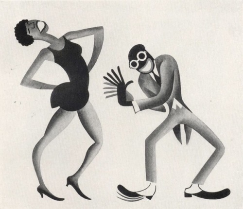 talesfromweirdland:From the 1927 book Negro Drawings, by Mexican artist Miguel Covarrubias (1904-195