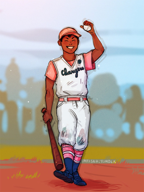 imrisah:i present to you 11 year-old Krem playing for the little league team Chargers, whose father 