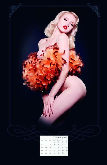 Mosh&rsquo;s 2014 &ldquo;Show Girl&rdquo; Calendar shot by Daniel Hoyt