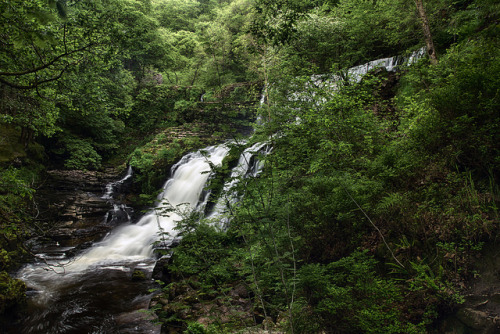 Ystradfellte Waterfall by Jim Thurston on Flickr.