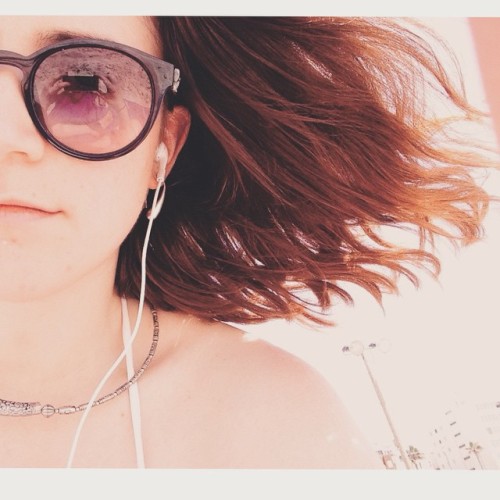 Windy day #vscam #vscocam #vscoism #vsco_lover #hair #beach #telaviv #israel #summer