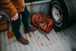 davykesey:  Having a good leather bag rocks. 