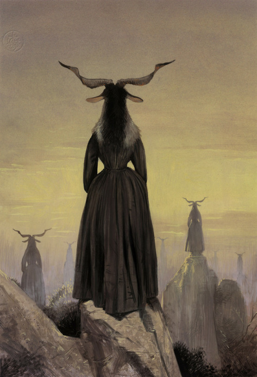 crossconnectmag:Gouache Paintings by Bill MayerBill Mayer is an illustrator and artist painter based