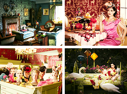 gracefullyvintage:  vontreese-blog: Inside Dita Von Teese’s Home  :’) 