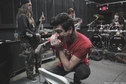  Austin Carlile at practice for Mitch Lucker