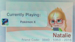 xenophobiccat:   Inbox me or reblog with your friend code if you add me uvu just lookin for more friend safaris.  FC: 5172-1039-5880 Name: Gustavo Type:Unknown Added you! Let me know what my type is for future reference.