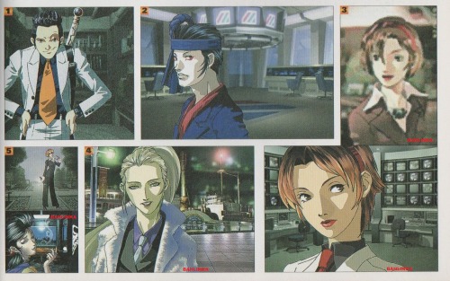 bahlinka:Shin Megami Tensei Devil Summoner: Soul Hackers Characters Scans from Soul Hackers Revisi