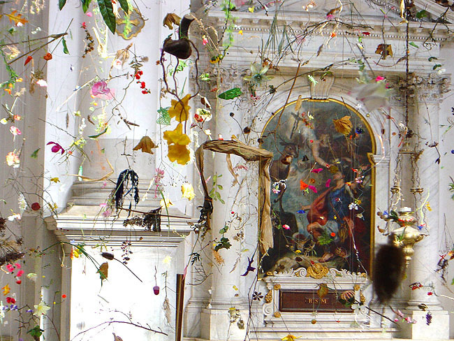 lazypacific:  novr:  Gerda Steiner, Falling GardenSan Staë church on the Canale