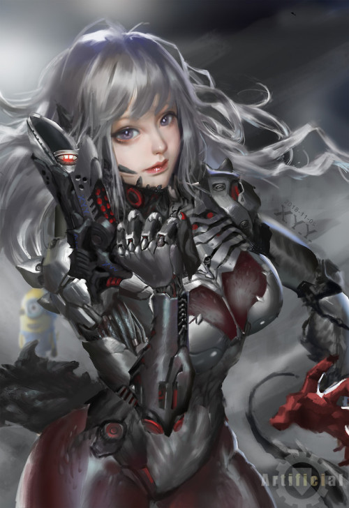 人造美女2号  yueyang xie www.artstation.com/artwork/6a8OzV