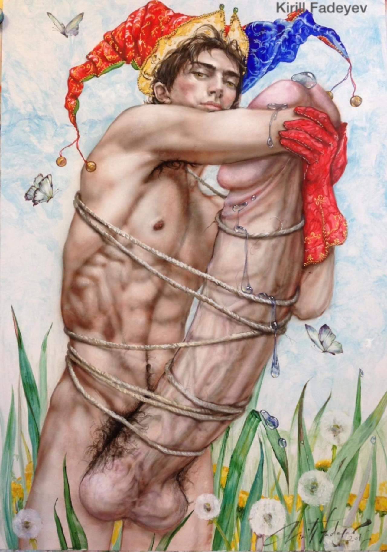 art4gays:  shakebag: Artist: Kirill Fadeyev  https://www.facebook.com/kirill.fadeyev.artist