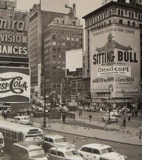 Times Square NYC, New York USA - 1954