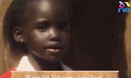 tiaraloveskrisandlupita:Baby 6 year old Lupita Nyong’o singing about Elephants! (x)