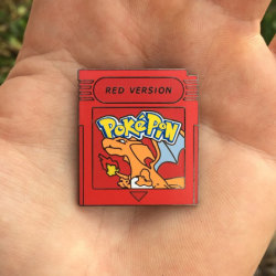 retrogamingblog:  Pokemon Gameboy Cartridge Pins made by BaineVisuals