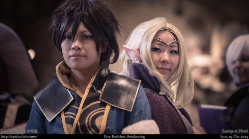 ceratopian: Fire Emblem Friday with amecandy as Lon’qu, myself as Nowi in photo by spookyelect