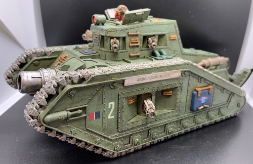 Malcador Defender. This Has Been Sitting In The To-be-painted Compound For Quite Some Time, So I Decided