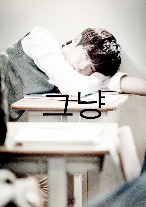 sehet:  “Why do you even come to school?” “Just because” 