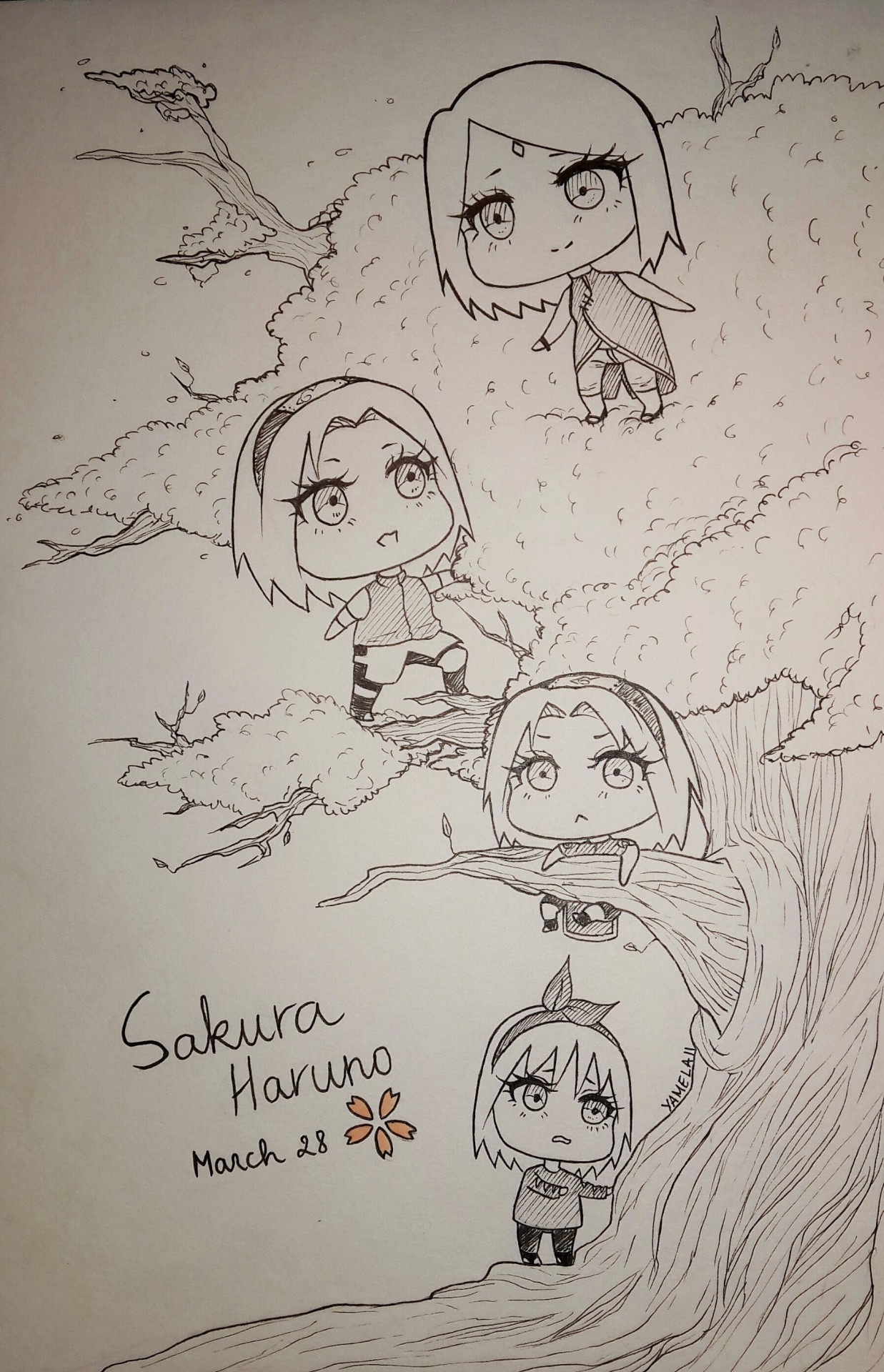 yamelaii:   “You’ve bloomed into a beautiful flower..” It’s a little bit