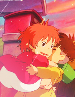 :  “Ponyo loves Sosuke!”    