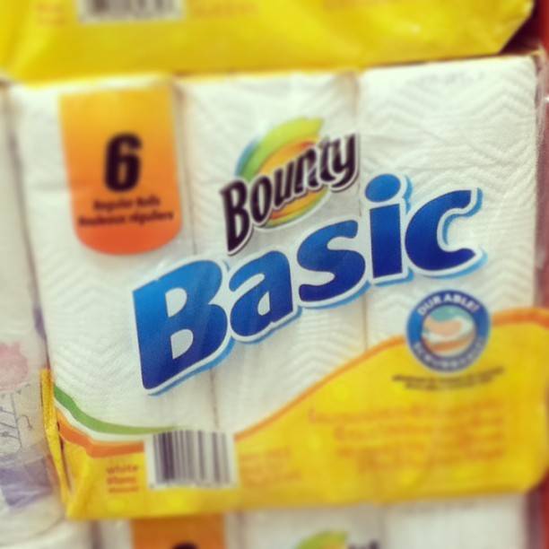 You about as basic as these paper rolls hoe. #basic #bitch #bounty #funny #lol #wow