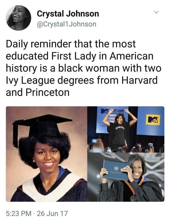 lookalivezay: lagonegirl:    Possibly the smartest person to live in the White House