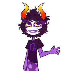 metalhiro:  here’s the transparent Gam i did for this weeks drawpile on @homestuckartists the files named “THE GAMZEE WHO CURSED MY COMPUTER” because the moment i finished it the first time my computer crashed. so i had do the enitre thing over