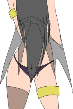 Preview of the Halloween update. Here&rsquo;s some gratuitous, crudely drawn Tavi ass.