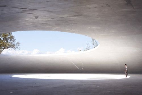 Ryue Nishizawa and Rei Naito - Teshima Art Museum, Teshima, Japan, 2010. Via. Photos &copy; Iwan Baa