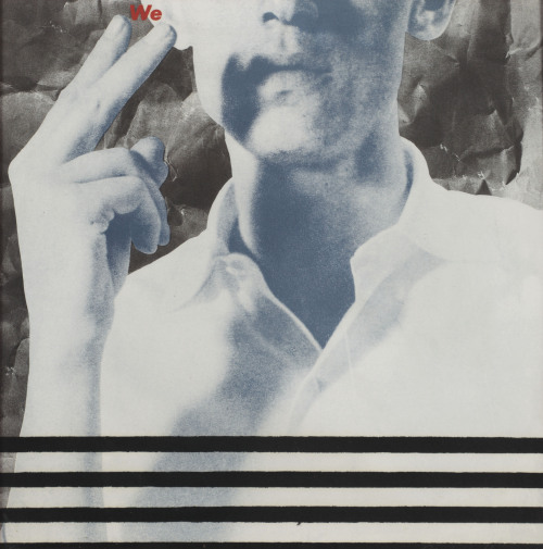 oncanvas: Untitled (We Will No Longer Be Seen and Not Heard), Barbara Kruger, 1985 Offset lithograph